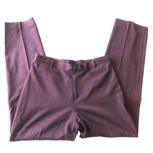 Rafaella plum career work pants size 8